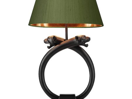 David Hunt Panther Table Lamp Base Black Cheap