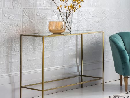 Amos Rothbury Console Table Bronze on Sale