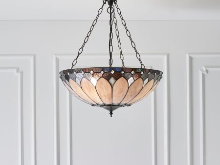 Tiffany Brooklyn Large Inverted Chandelier For Cheap