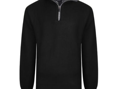 Bonded Knit 3 4 Zip Pullover Sale