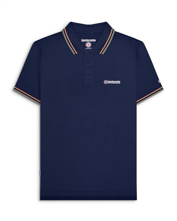 Contrast Tipped Polo Shirt on Sale