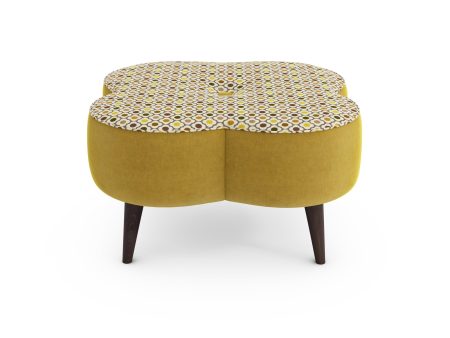 Orla Kiely Daisy Footstool Large Fashion