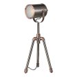 Dar Jake Table Lamp Antique Silver and Copper Sale