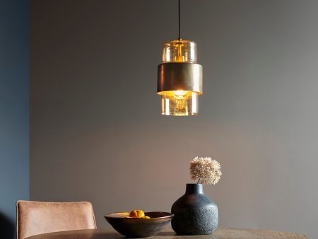 Amos Cattelan Pendant Antique Brass Online now