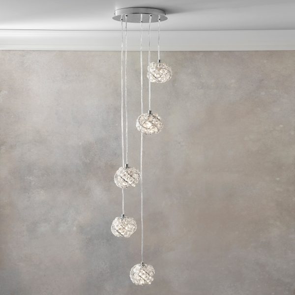 Endon Talia 5lt Pendant Cascade Online now