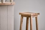 Nkuku Ambi Wooden Tall Stool Natural Discount