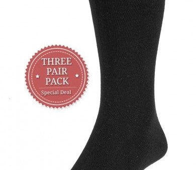 3 Pack Cotton Rich Executive Socks Supply