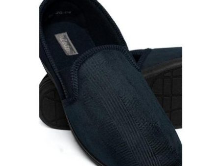 Lewis  Faux suede Herringbone Slippers For Sale