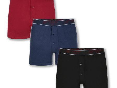 3 Pack Plain Boxers Sale