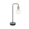 Dar Kiefer Table Lamp Black and Antique Brass For Discount