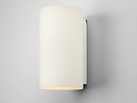 Astro Cyl 260 Wall Light Opal Glass & Chrome on Sale