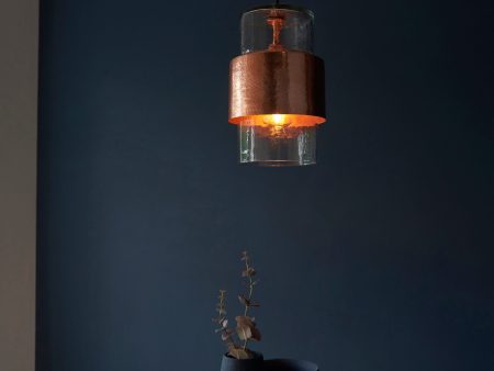 Amos Cattelan Pendant Hammered Copper Online now