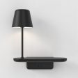 Astro Ito Wall Mounted Bedside Lamp with USB Matt Black Online Hot Sale