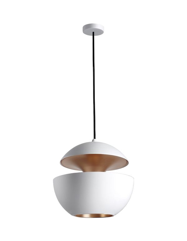 DCW Editions HERE COMES THE SUN 350 Pendant White & Copper on Sale