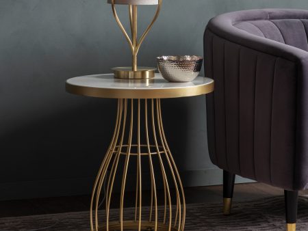 Amos Southgate Side Table Champagne For Cheap