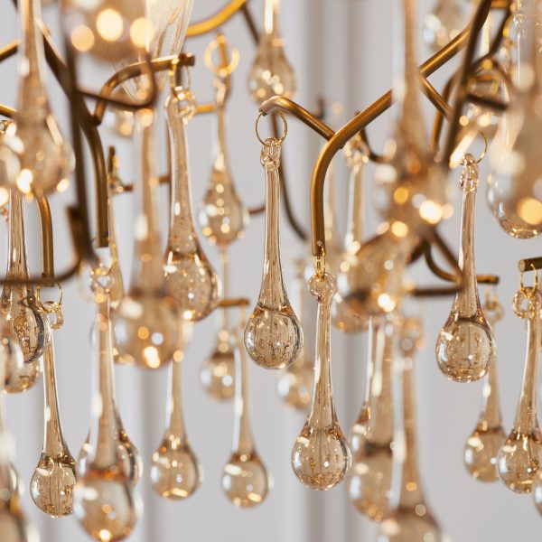 Amos Chatsworth Chandelier Aged Gold & Champagne Online Hot Sale