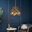 Amos Foli Chandelier Distressed Gold on Sale