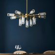 Amos Duchy 13 Light Chandelier Satin Brass on Sale