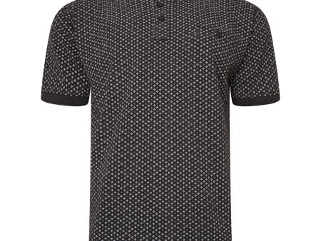 Ditsy Print Polo Shirt Discount