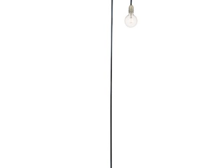 Dar Kiefer Floor Lamp Black and Antique Brass Cheap