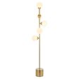 Amos Crib Floor Lamp Brushed Brass Hot on Sale