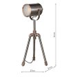 Dar Jake Table Lamp Antique Silver and Copper Sale