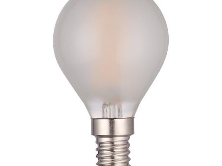 Dar LED Light Bulb E14 4w Frosted Golf-ball Non-Dimmable Online now