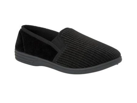 Richard  Striped Velour Slippers Cheap