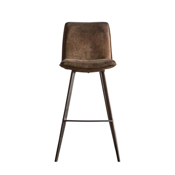 Amos Palmer Brown Stool (2pk) For Cheap