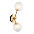 Amos Brixton Wall Light Satin Brass Fashion