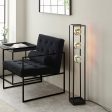 Amos Auoroa Floor Lamp with Iridescent Glass Fashion