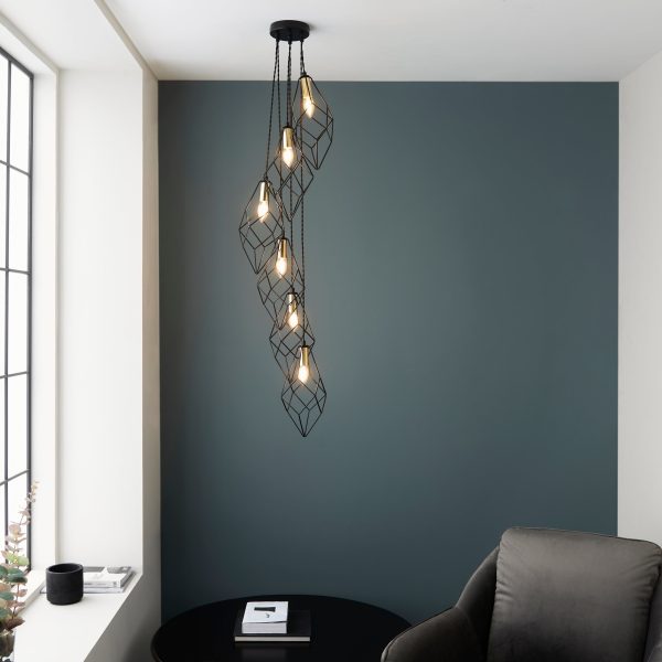 Endon Jaxon 6lt Cluster Pendant For Discount