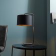 Amos Hybrid Table Lamp Satin Black Online Sale