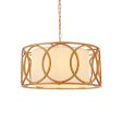 Amos Carrissima Brushed Gold Pendant Fashion