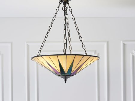 Tiffany Dark Star Large Inverted Chandelier Online