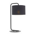 Amos Hybrid Table Lamp Satin Black Online Sale