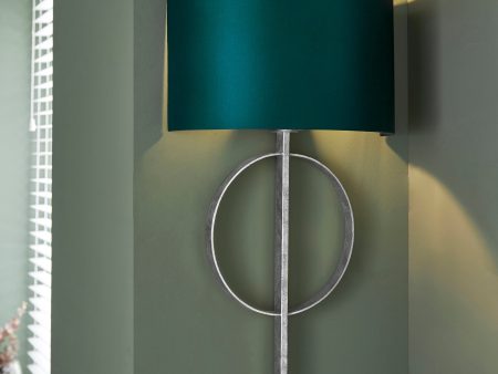 Amos Hatfield Wall Light Antique Silver & Teal Online Sale