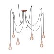 Endon Studio 6lt Pendant Copper Online Sale