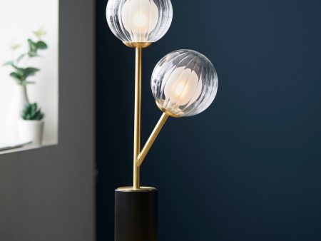 Amos Brixton Table Lamp Satin Brass Online Sale