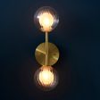 Amos Brixton Wall Light Satin Brass Fashion