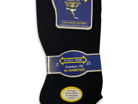 3 Pack Comfort Fit Diabetic Socks For Discount