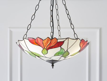 Tiffany Botanica Inverted Chandelier For Discount