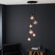 Endon Studio 6lt Cascade Pendant Black Online Hot Sale