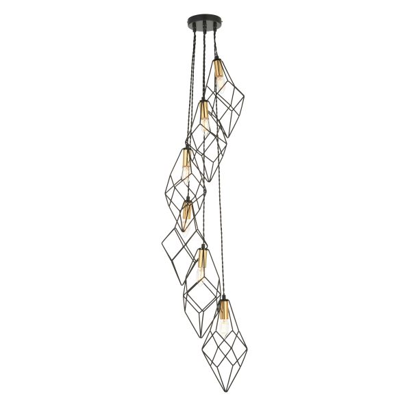 Endon Jaxon 6lt Cluster Pendant For Discount