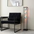 Amos Auoroa Floor Lamp with Iridescent Glass Fashion