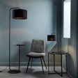 Amos Hybrid Table Lamp Satin Black Online Sale